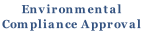 Environmental
Compliance Approval
